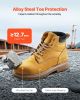 Steel Toe Work Boots US Size 11.5 Waterproof for Men Slip-Resistant