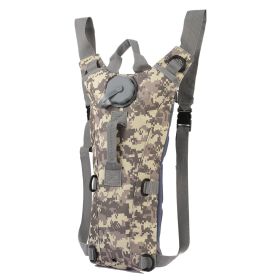 Tactical Hydration Pack 3L Water Bladder Adjustable Water Drink Backpack for Hiking Cycling Climbing Running (Option: Acu)
