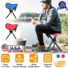 Folding Tripod Stool Outdoor Foldable Travel Chair Portable Stable Seat For Camping Fishing Travel Hiking Garden Beach